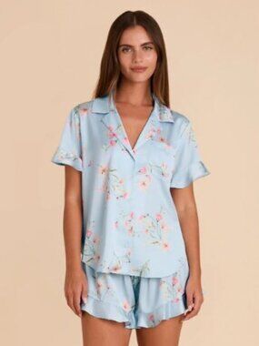 Birdy Grey Satin Esther Pajama Set | M